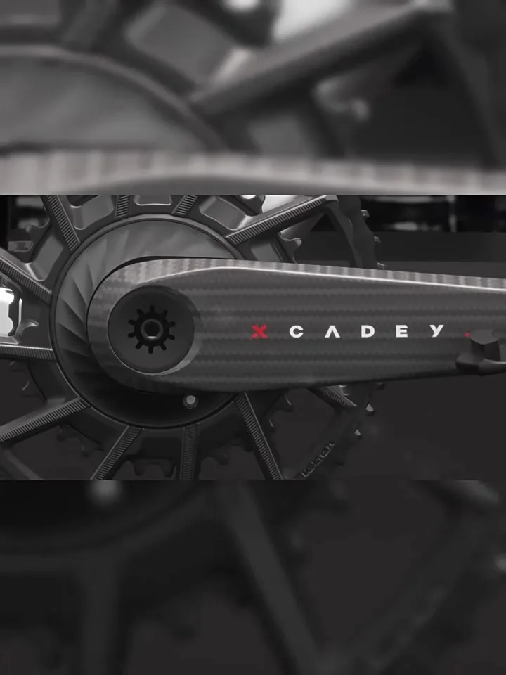 XCADEY VENTUS カーボンファイバー パワーメーター クランクセット - 5