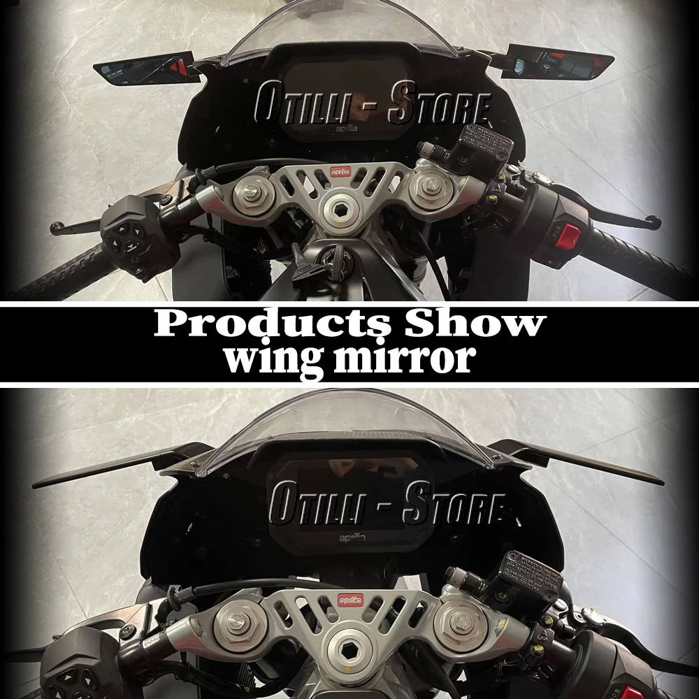 Ducati Panigale 1199 S Tricolore 899 ABS 2013-2015 오토바이 미러 스텔스 윙 미러 조정 가능한 회전 백미러