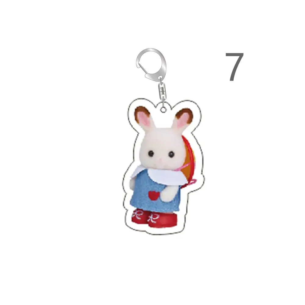 Y2k Cartoon Katze Kaninchen Bär Schlüsselanhänger Schlüsselanhänger Ring für Zubehör Tasche Lustiger Anhänger Schlüsselanhänger Schmuck Fans Geschenke – Detail 8