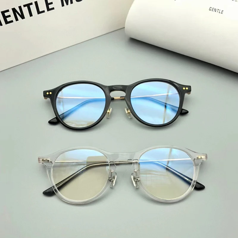 Luxury Brand Designer vintage Eyeglasses frame Acetate Alloy Fashion