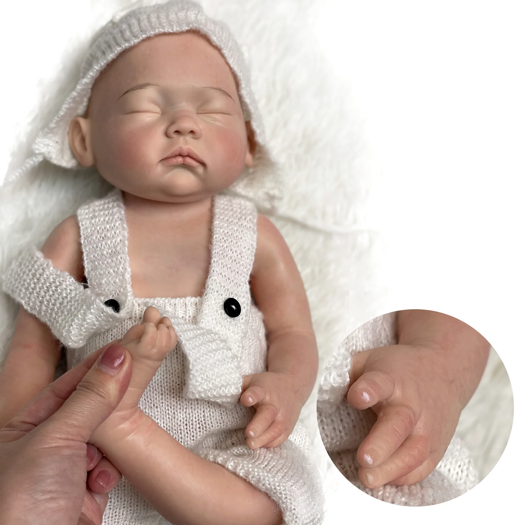 45cm Pronto Bebe Reborn Bebê Bonecas De Corpo Inteiro Silicone Levi  Dormindo Recém Nascido Menino Realista Presente Da Boneca Do Bebê -  AliExpress
