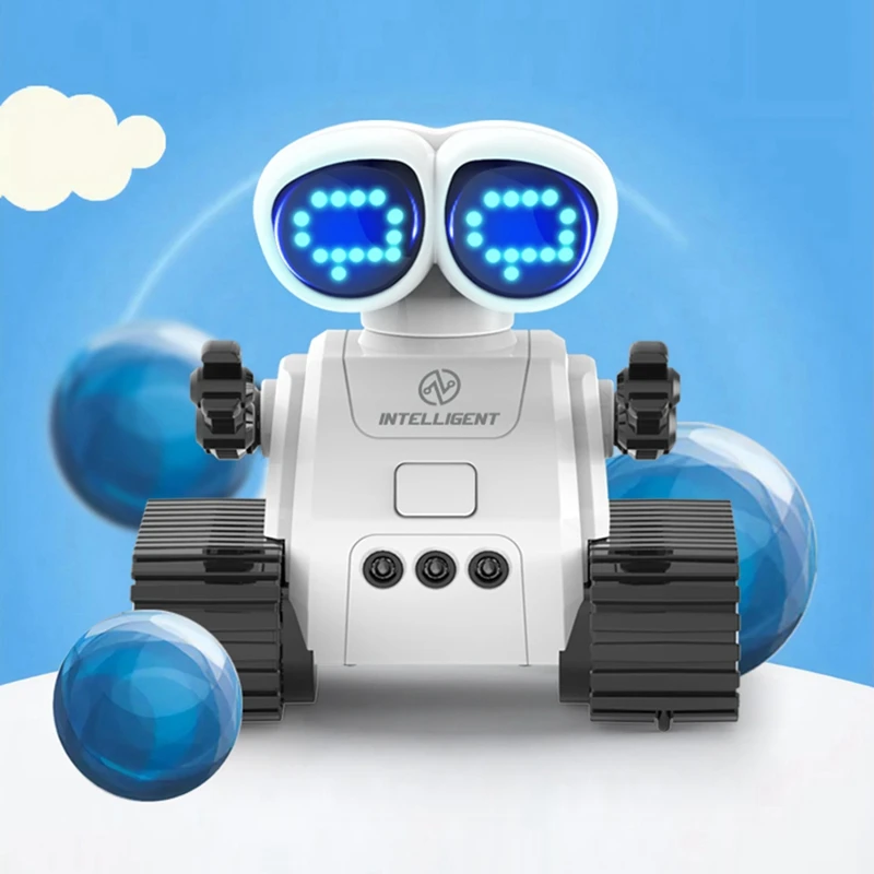 RC Robot Toys With Walkie Talkie Function,Gesture Sensing, Programming Motion,Dance And Shining LED Eyes Gift For Kids 2