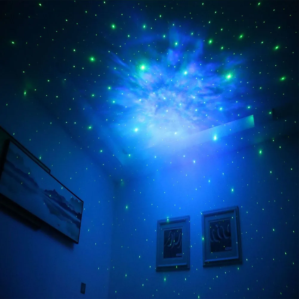 2022 Remote Control Atmosphere Light Robot 360° Rotating Night Light Stepless Dimming Projector Night Lamp Net Red Selfie Light 4