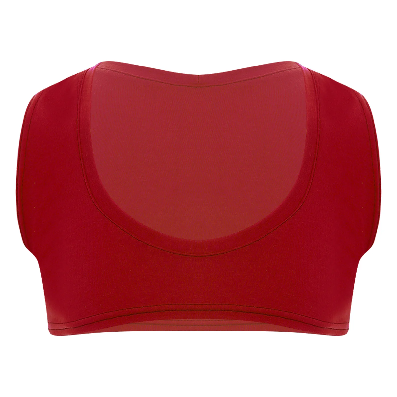 thumbnail image 1 of Camiseta sin mangas para hombre, camiseta sin mangas de Color sólido, chaleco Sexy con músculos que muestran el cuello redondo bajo, Top corto para club nocturno, culturismo y Fitness, 1 of 5
