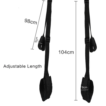 Hanging Door Sex Restraints Nylon Ankle Cuffs Handcuffs Seat Sexy Swing Chair Adults Open Leg Bdsm Products 3