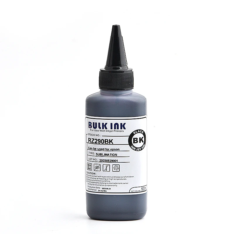 Sublimation Ink 100ml for epson ET-2720 ET-2760 ET-4700 ET-4760 ET-1500 WF3620 WF3640 WF7610 WF7620 WF7710 WF7720 F500 printers inkjet printer ink