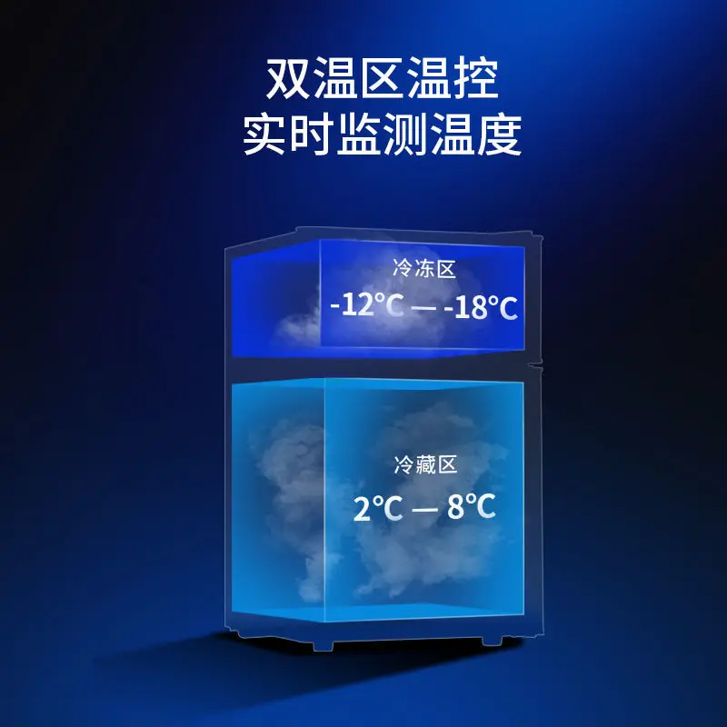 Electric Refrigerator Refrigeration and preservation Double door large capacity Energy saving Home kitchen small refrigerator