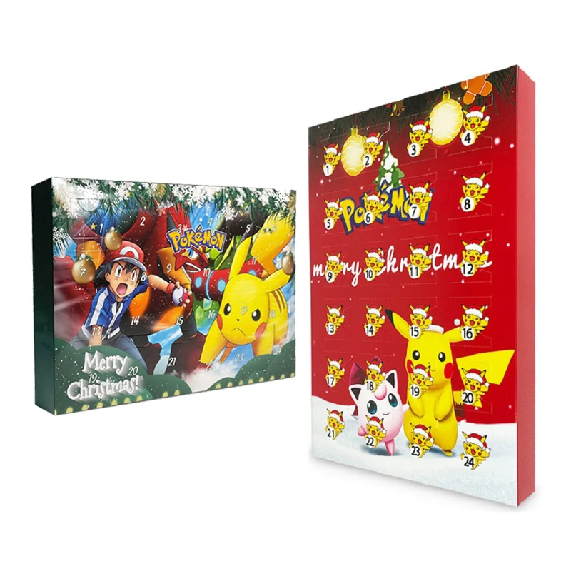 24 Pcs Pokemon Christmas Advent Calendar Box Action Figure Toys Genuine  Pikachu Anime Figure Children Toys Pokemon Kids Gits Box - Action Figures -  AliExpress