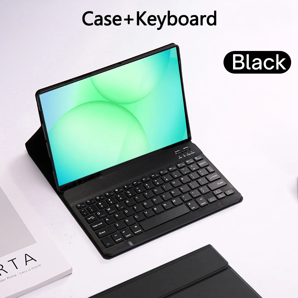 Enhanced Detachable Bluetooth Keyboard Case - Sleek Protective Cover