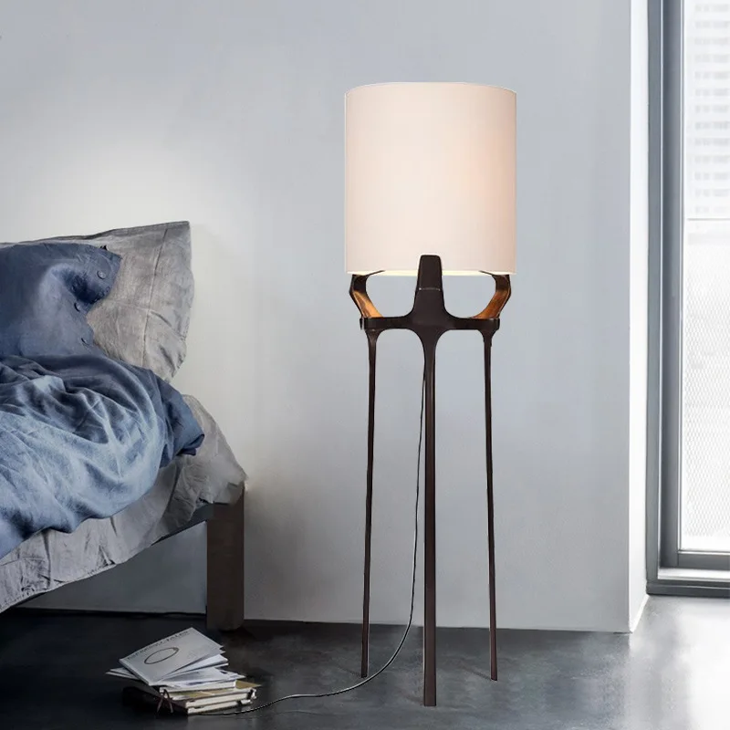 

Retro Lights Floor Lamp Modern Acrylic High Unique Standing Tripod Aesthetic Traditional Floor Lamps Lampada Terra Art Deco