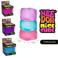 Needoh Nice Cube, outil sensoriel anti-stress pour l'anxiété et la concentration, cube sensoriel de bureau pour adultes et anti-anxiété pour enfants 1