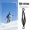 Ski Backpack Carrier Ski Carry Sling Strap Double Shoulder Backpack Fixed Belts 1