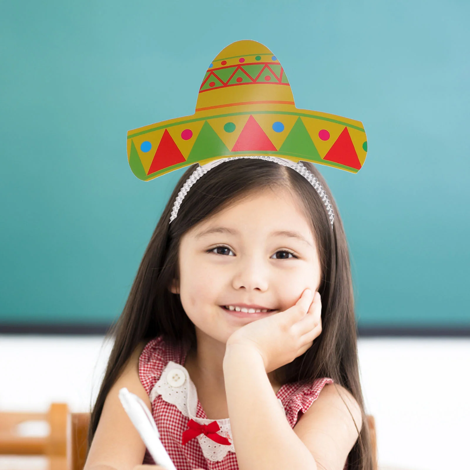 

TINKSKY 6PCS Cinco De Mayo Fiesta Party Colorful Sombrero Headbands Accessories