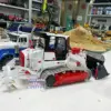 LESU 973K RC Hydraulic Loader 1/14 Remote Control Tracked Car Vehicle Painted Model Openable Bucket Light Sound System THZH1992 2