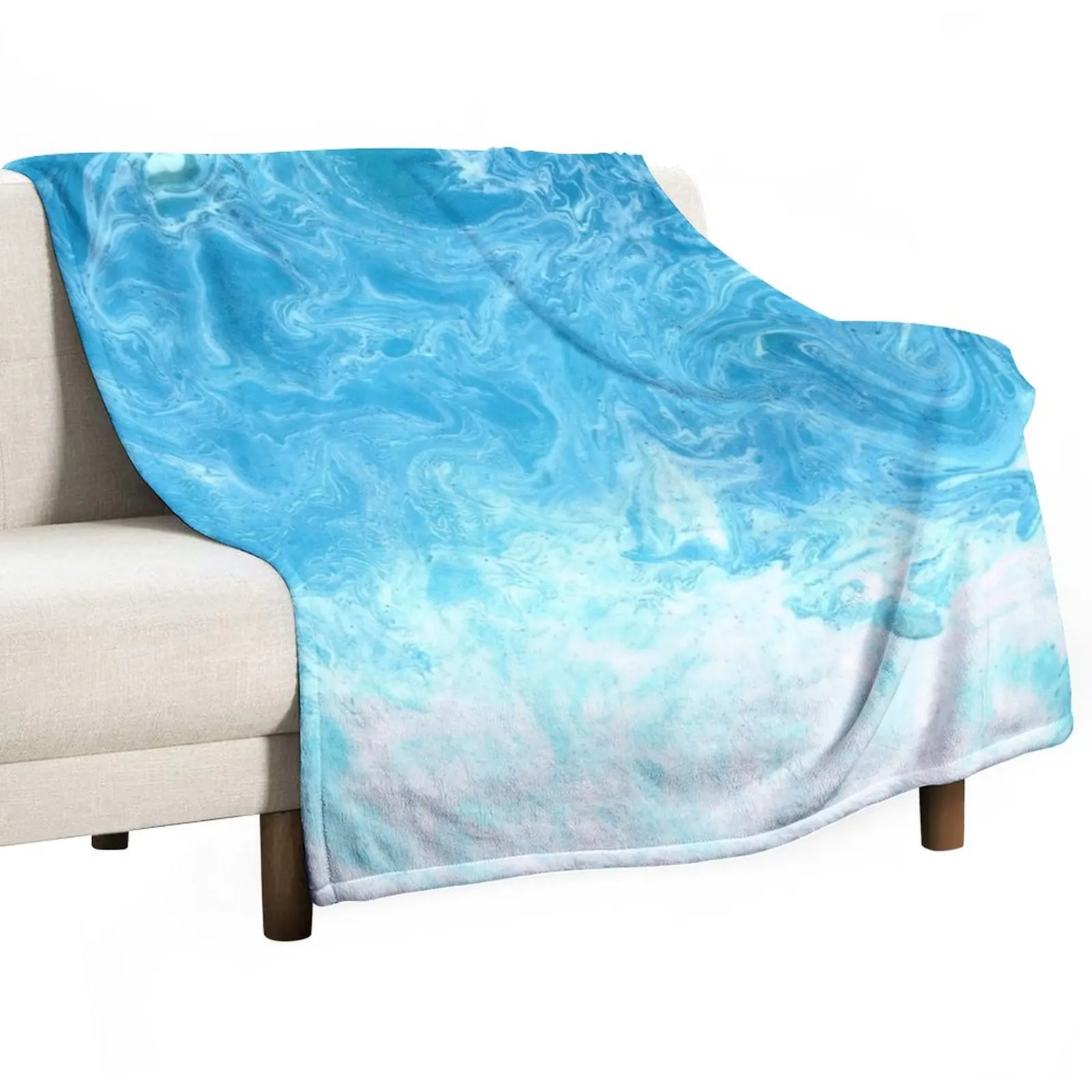 

Ocean Turquoise Throw Blanket Winter bed blankets Large Blanket Blanket For Baby Blankets For Baby
