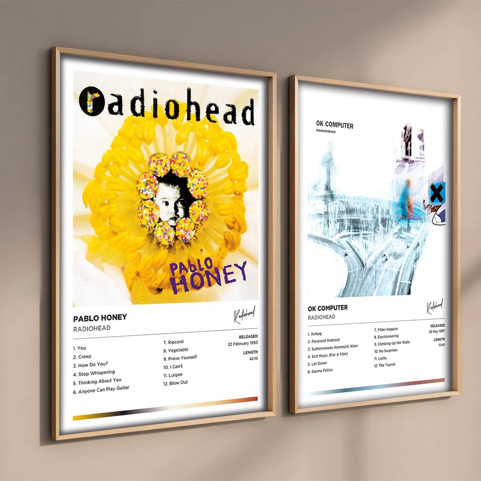 曲がりホットロック音楽アルバムカバー画像歌手バンド Radiohead