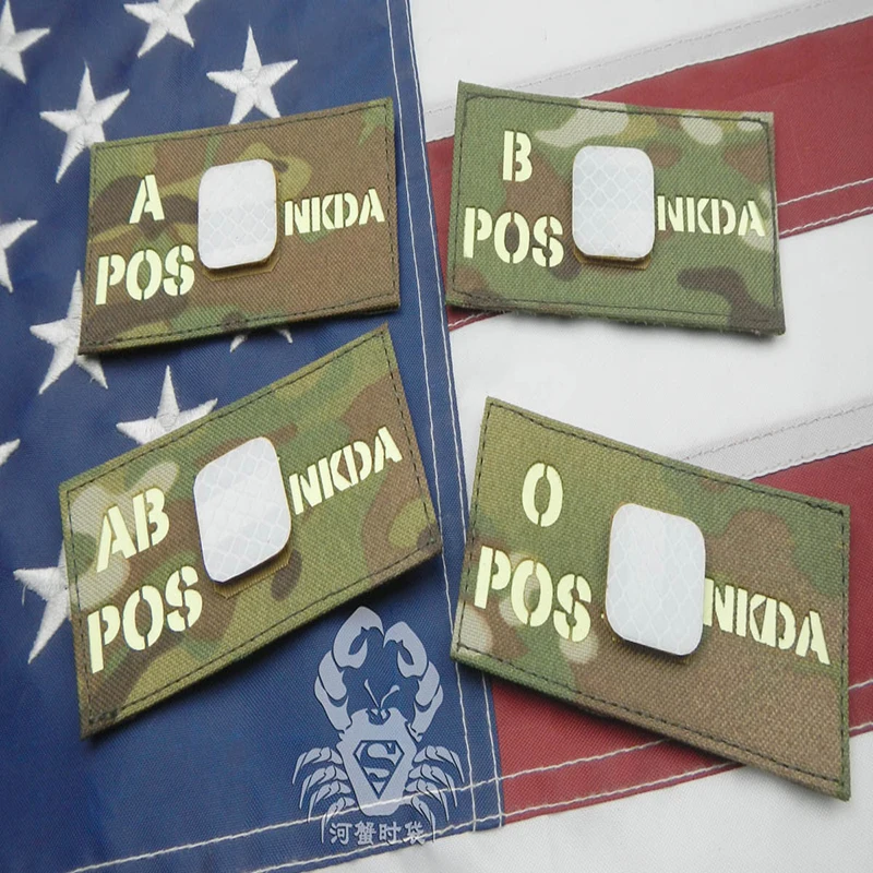 

IR Stamp Camouflage Blood Type Stamp Glow-in-the-dark Blood Type Stamp
