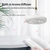 E27 Ceiling Fan Light With Remote Control 3 Colors AC 85-265V 30W Silent Fan Ceiling Lamp Timer Function For Bedroom Living Room 5