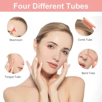 High Frequency Electrode Wand Machine Handheld Skin Tightening Acne Spot Wrinkles Argon Treatment Acne Skin Care（just 4 Tube） 2