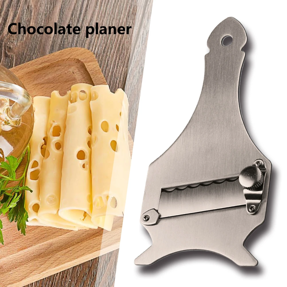 Stainless Steel Cheese Slicer Chocolate Planer Practical Truffle Butter Roll Kitchen Baking