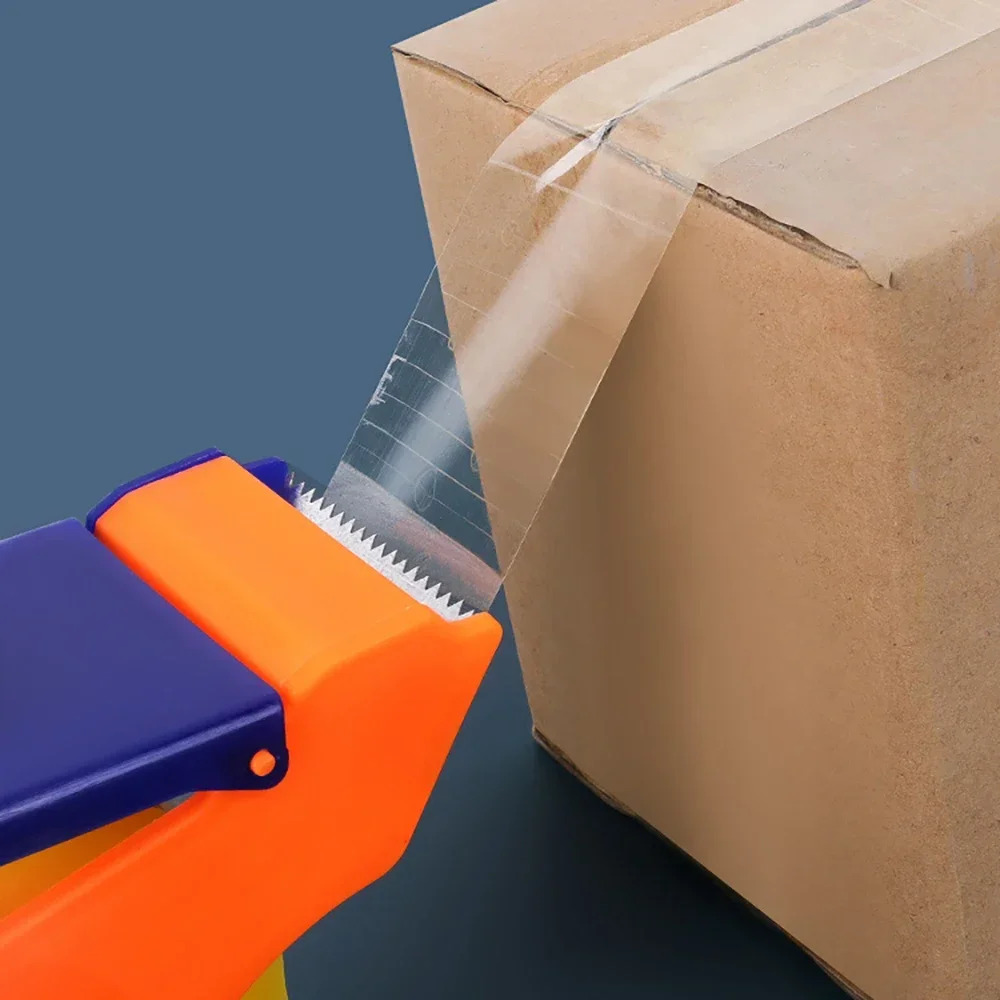 Plastic Tape Dispenser Portable Sealing Packaging Parcel Machine Manual Roller Tape Cutting Machine Sealing Packer Tool Office