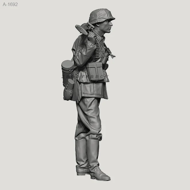 1/35 수지 군인 모델 키트 그림 무색 및 자체 조립 A-1692