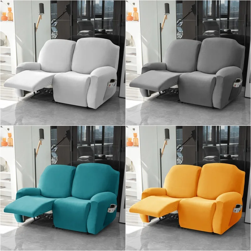 Velvet Stretch Slipcover Sofa Cover Recliner Furniture Couch Armchair Protector 