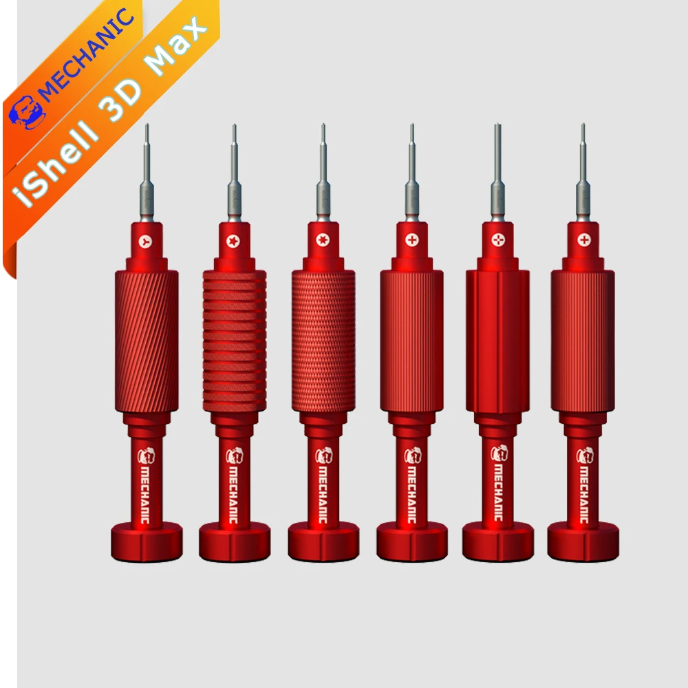 

Screwdriver MECHANIC iShell 3D Max 6 In 1 For iPhone Notebook Watch And Glasses Repair With Magnetic Screwdriver Set