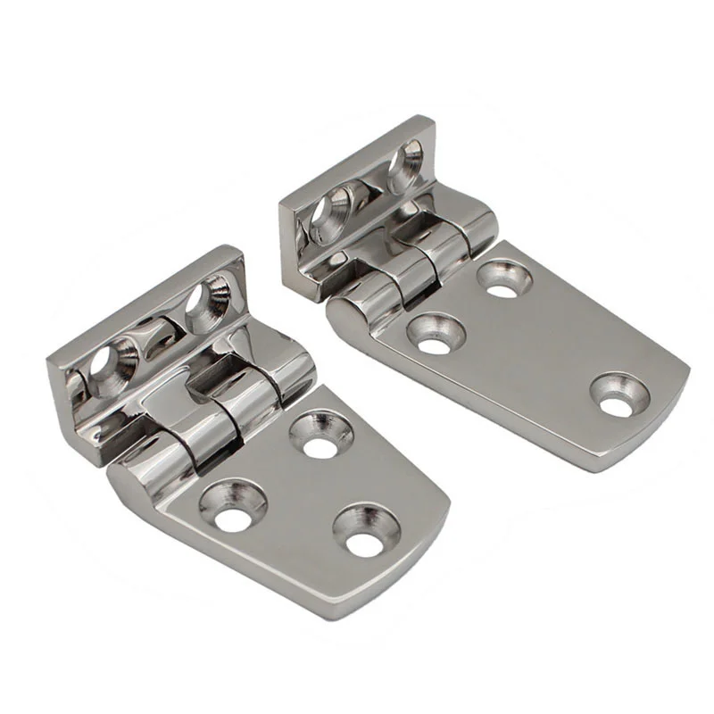 38x54/38x66mm Marine 316 Stainless Steel Boat Door Hinge Hinge Short Side Door For Yacht Boat RV Marine