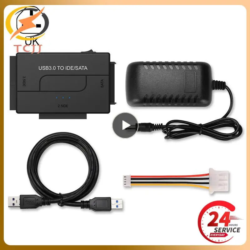 

Надежный и стабильный адаптер Usb, светодиодный адаптер Sata 15,30x11,10x5,20, простой адаптер Ide, компьютерные аксессуары «подключи и работай» 12 В