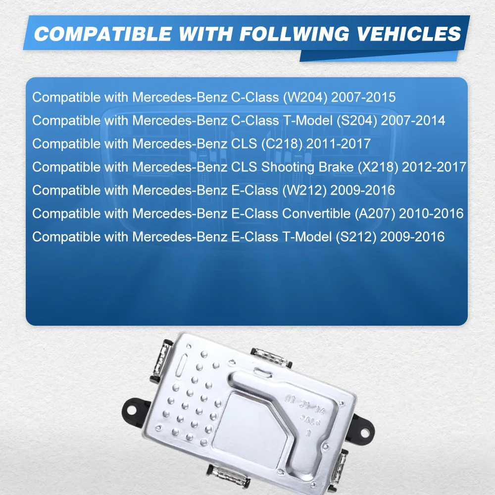 Résistance Ventilateur / Régulateur Chauffage Pour Mercedes Classe C/E (W204,W212, Etc.) - Neuf