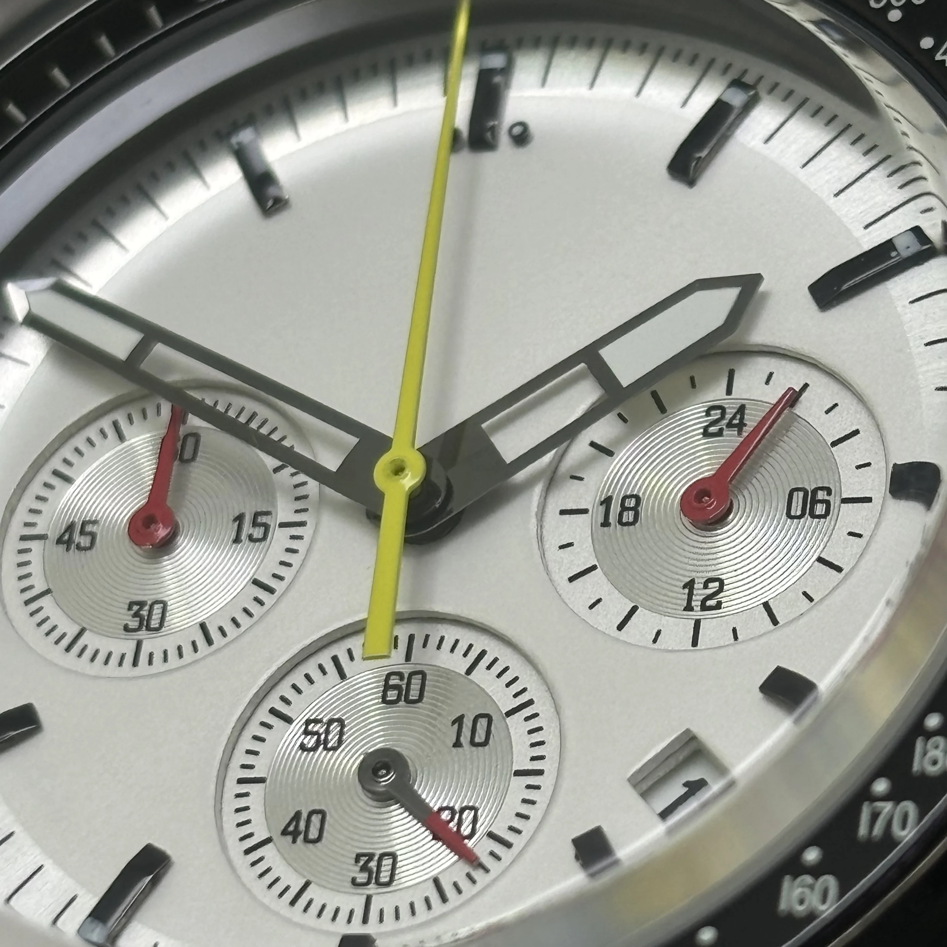 39.7mm men's watches moonswatch VK63 watch aluminum bezel watch