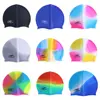 Men and Women High Elastic Long Hair Swim Cap Silicone Flexible Waterproof Swimming Cap Swim Pool Hat Bathing Cap Swimming Hat 1