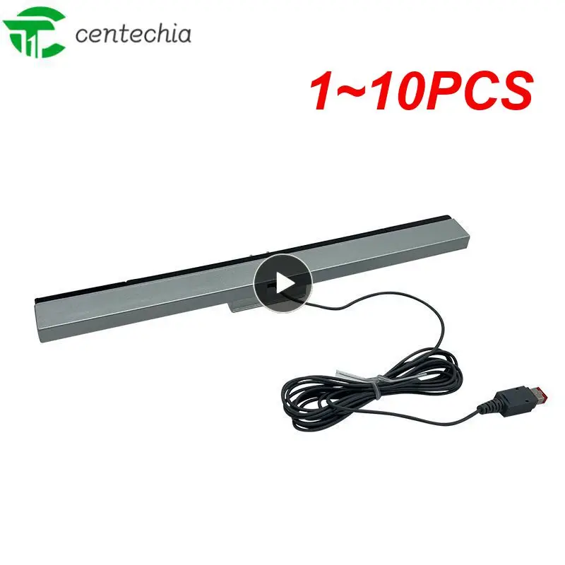 Barra Del Sensore Da 1 ~ 10 Pezzi Da 20Cm Per La Sostituzione Wii Barra Del Sensore A Raggi Infrarossi Cablata Per Console Wii E Wii U Con 2 Metri