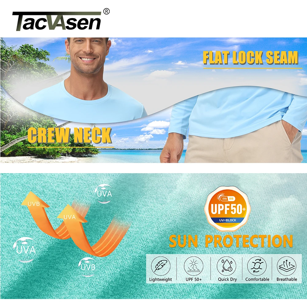 Camicia Uomo Maniche Lunghe - Traspirante, Anti-UV, Asciugatura Rapida, Per Outdoor - Foto 7