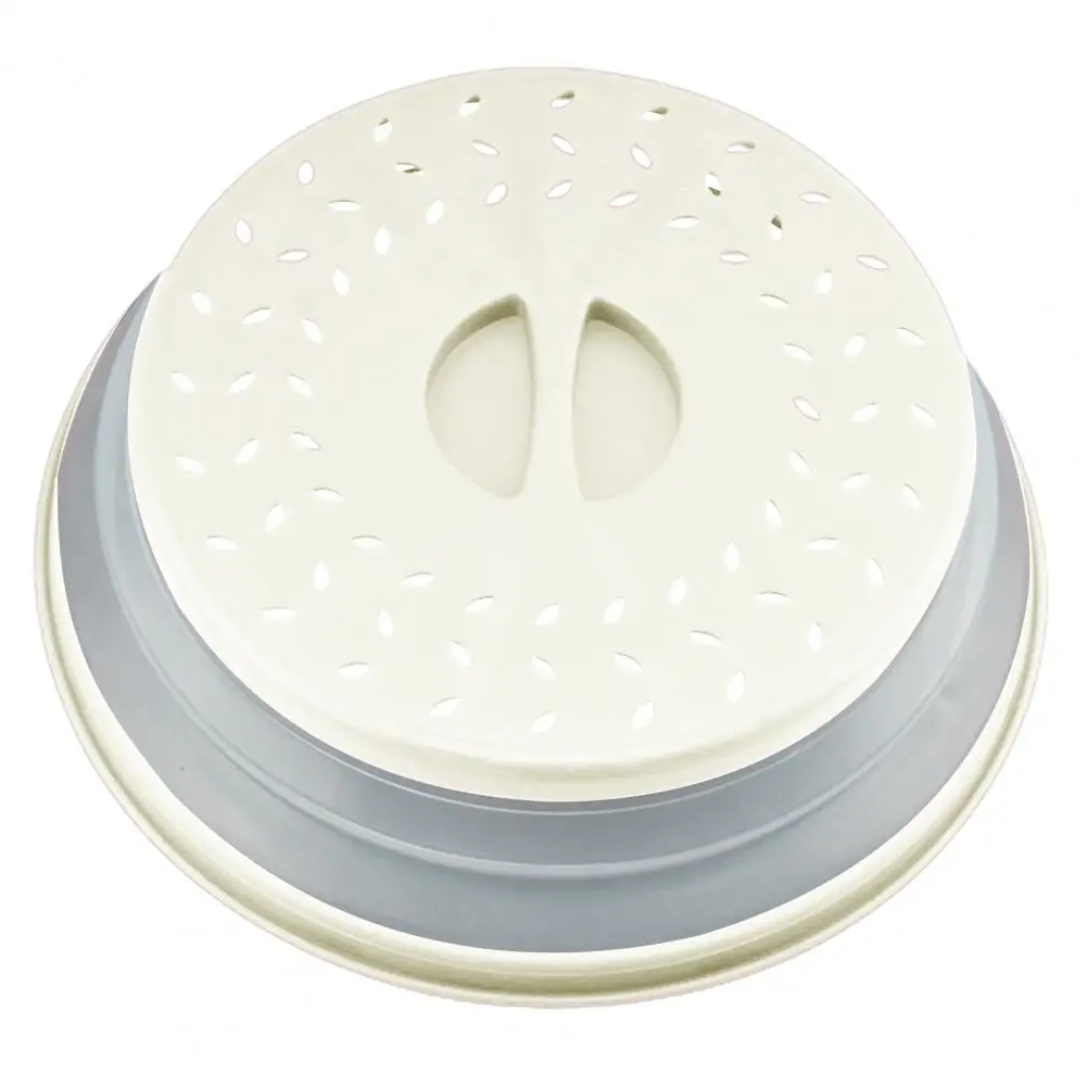 Microwave Splatter Cover Transparent Collapsible TPR Heat Insulation Guard Kitchen Tool