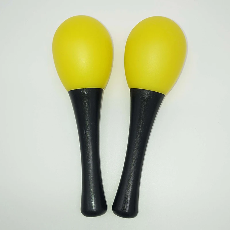 Plastic maracas Orff instrument players hold plastic maracas Toddlers Early education Children grasp egg