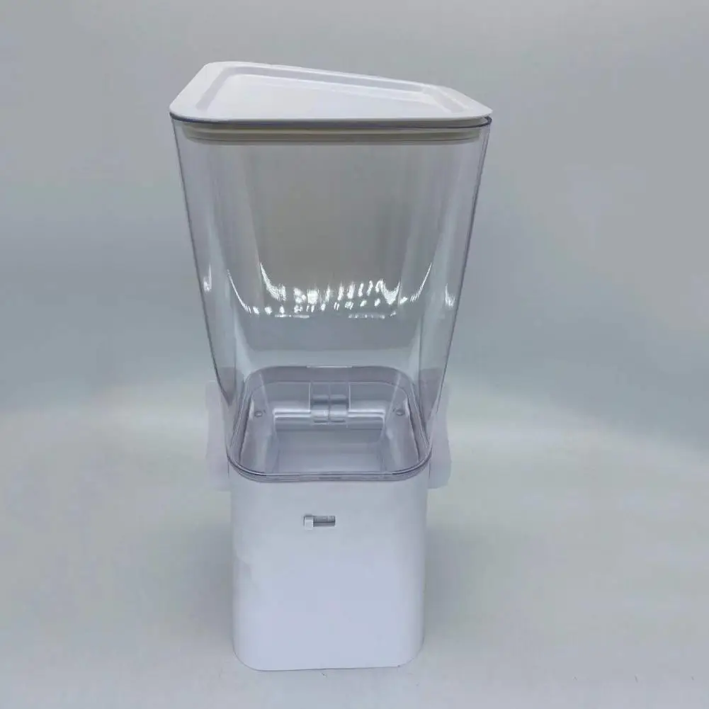 5.5L Cereal Dispenser Sealed Lid Transparent Box Moisture Proof Dust-proof Reusable Dried Food Rice Grain Nut Container 4