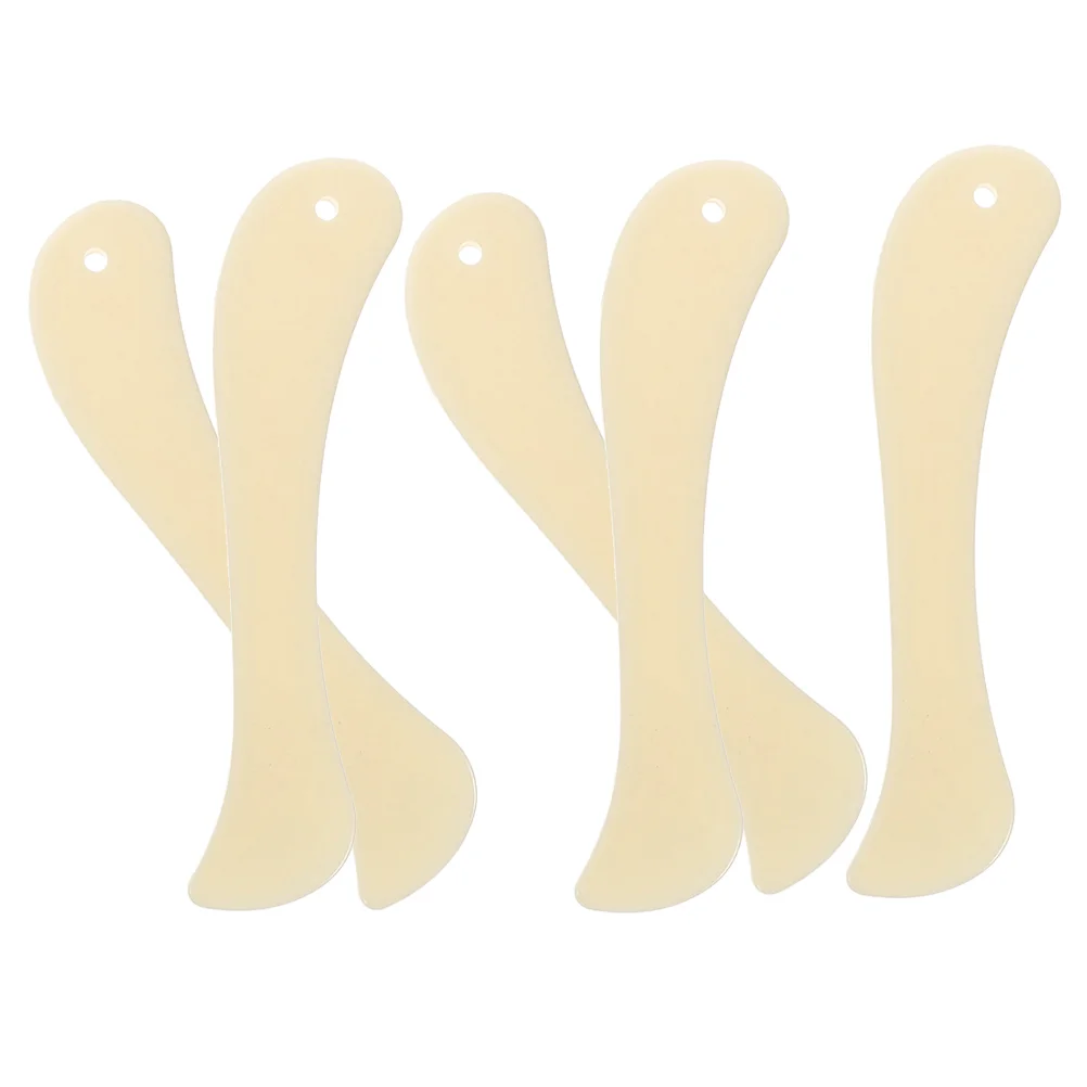 

5 Pcs Origami Knife Tool Paper Bone Folder Manual Folding Tools Curved Plastic Creaser for Craft Letter Opener