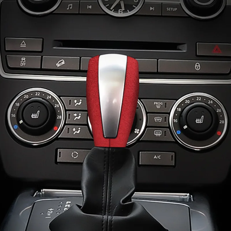 

Alcantara Gear Shift Handle Knob Cover For Land Rover LR2 Freelander 2 Discovery 3 4 2007-2015 Interior Gearbox Lever Sticker