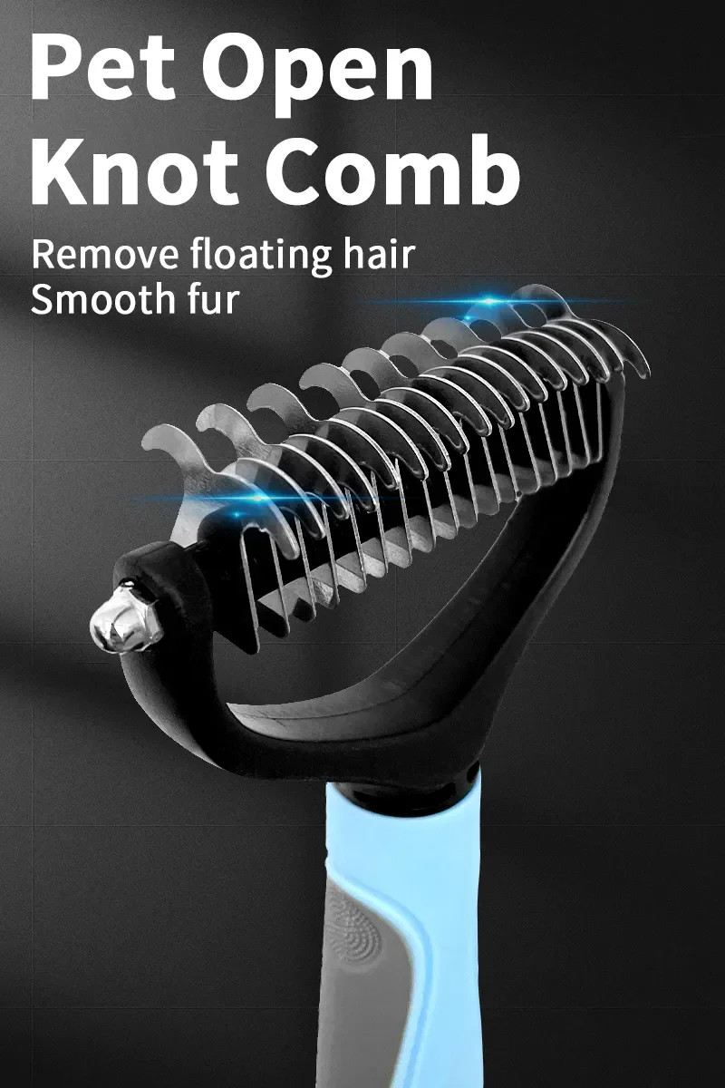 Pet Fur Knot Cutter Grooming Shedding Tool