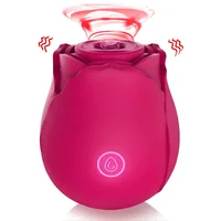 Rote Rose Spielzeug Stimulator Zunge lecken Vibrator für Frauen mit 10 Geschwindigkeiten wiederaufladbare Klitoris Nippel Sexspielzeug Valentinstag Frauen 2