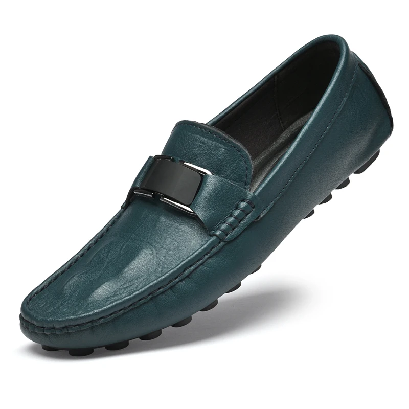 Slip On Loafers Men Luxury Brand Shoes Leather Casual Shoes Italian Designers Men's Moccasins Mocassin Homme Slip-ons Loafer 3