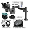 3.5-200X Simul-Focal Stereo Trinocular Microscope Set 4K 2K 1080P HDMI VGA USB TF Video Camera Clamp Folding Extension Type Base 4