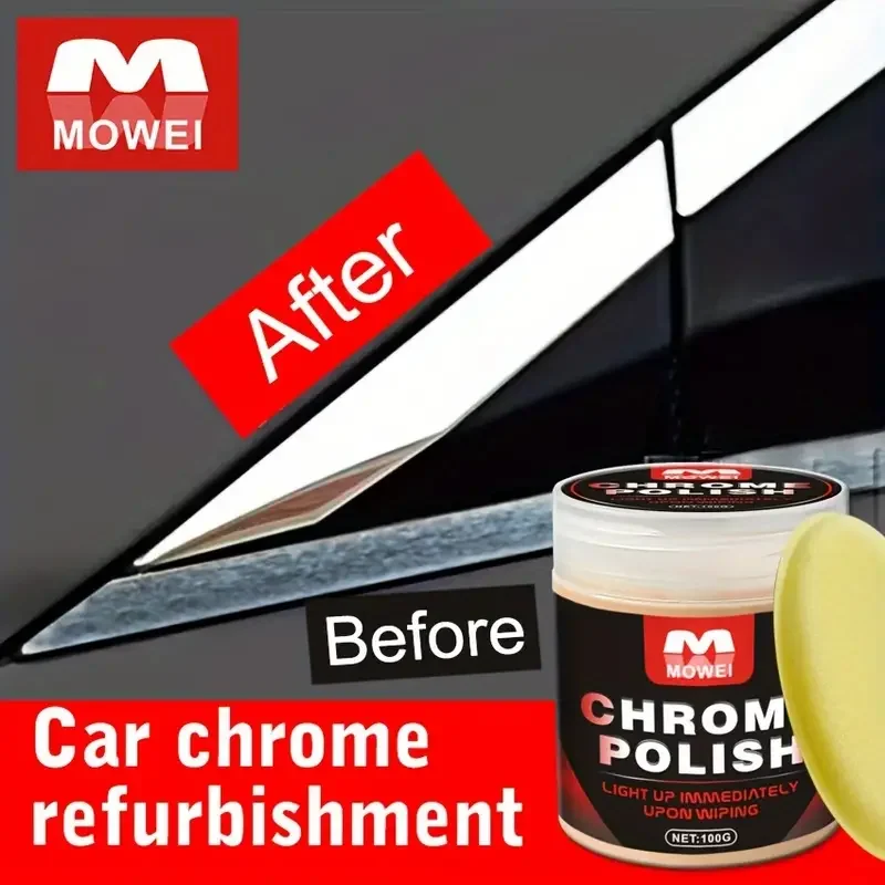 Automotive Chrome Repairing Agent Metal Polishing and Removing Rust Restore Gloss and Remove Stains Rust Fade Removers metal rust remover metal polish spray metal polish