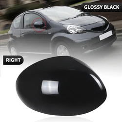 Premium Rearview Side Mirror Cover Caps - Sleek and Durable Design (Glossy Black Right)