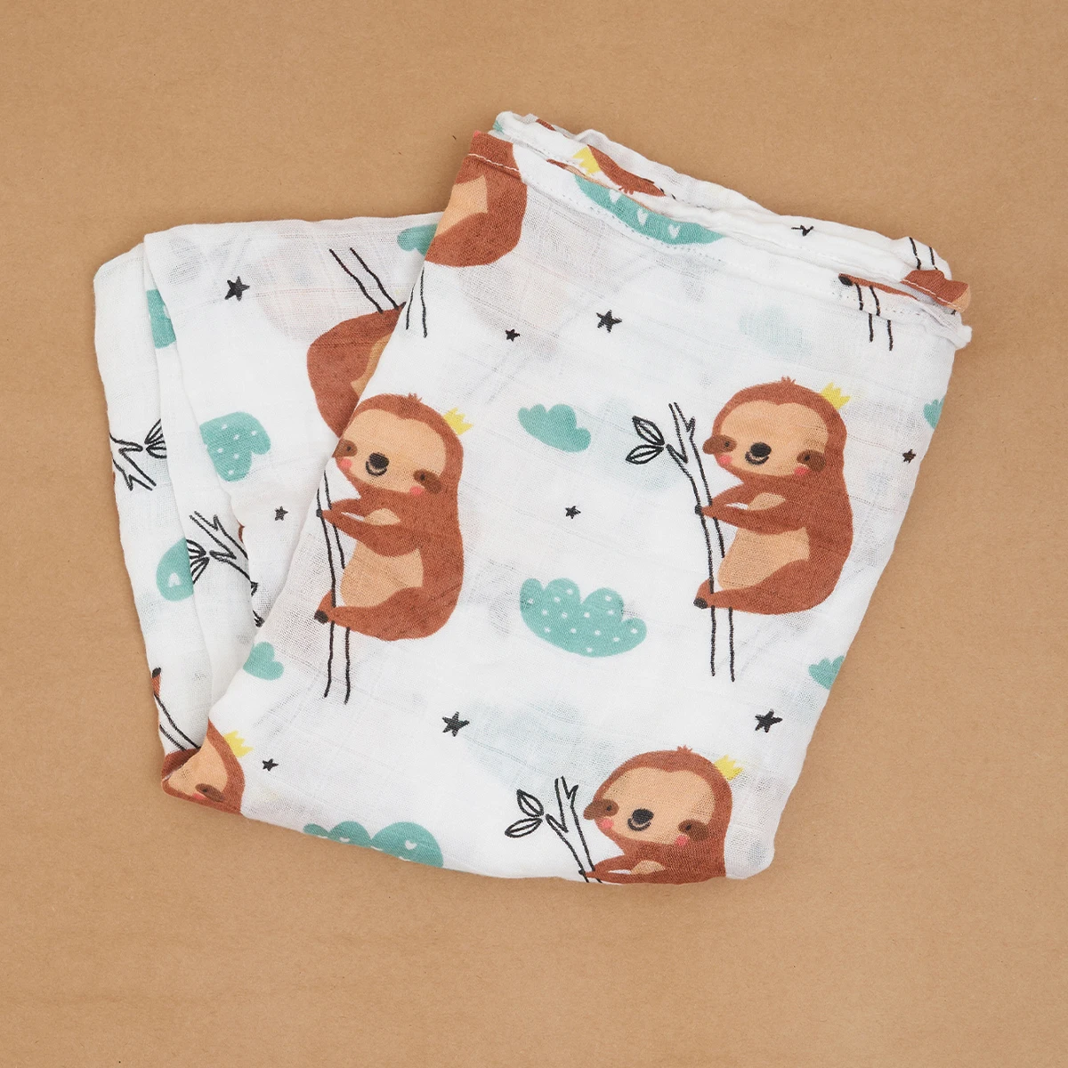HappyFlute New 3Pcs Set 2layer Bamboo Cotton Soft Muslin SKIN-Friendly Swaddles Newborn Wrap Infant Baby Blankets