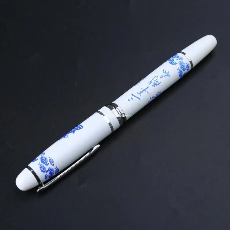 금속 만년필 선물 쓰기 펜 0.5mm 스테인레스 펜촉 피스톤으로 채워진 어린이 초보자 서예 예술 삽화 Dropship