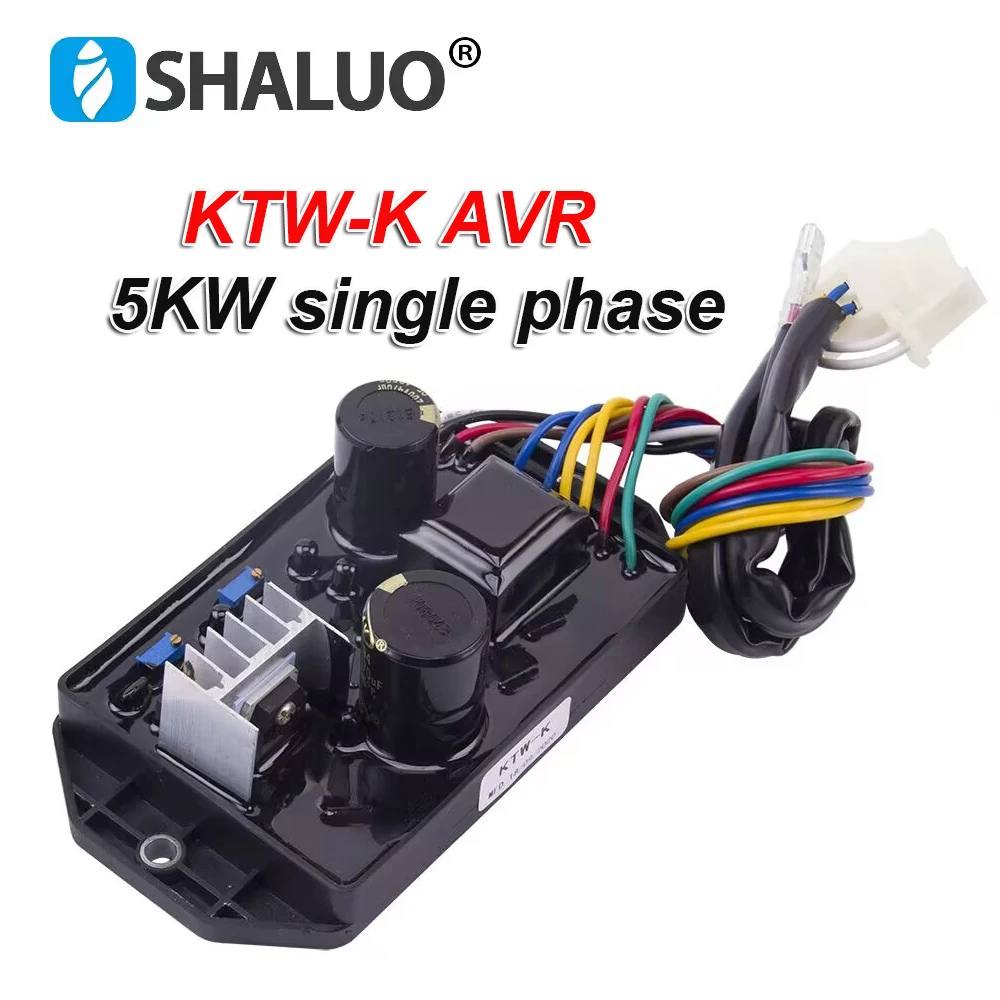 Regulador de Tensão Automático Módulo de Controle de Estabilizador Peças do Gerador Diesel Monofásico 5kw Ktw-k Avr Gerador de Soldador