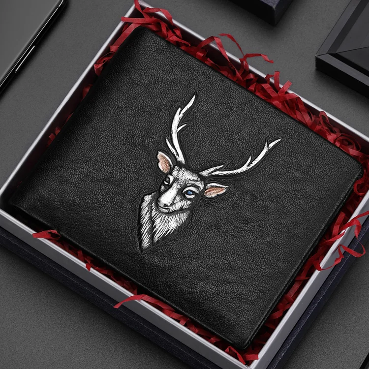 2022 New Men's wallet card holder Leather Wallet Money clip Coin small purses wallet men  purses 4
